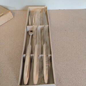 Godinger Silver Vintage 3 Pc Stainless Steel Carving Set New in Box